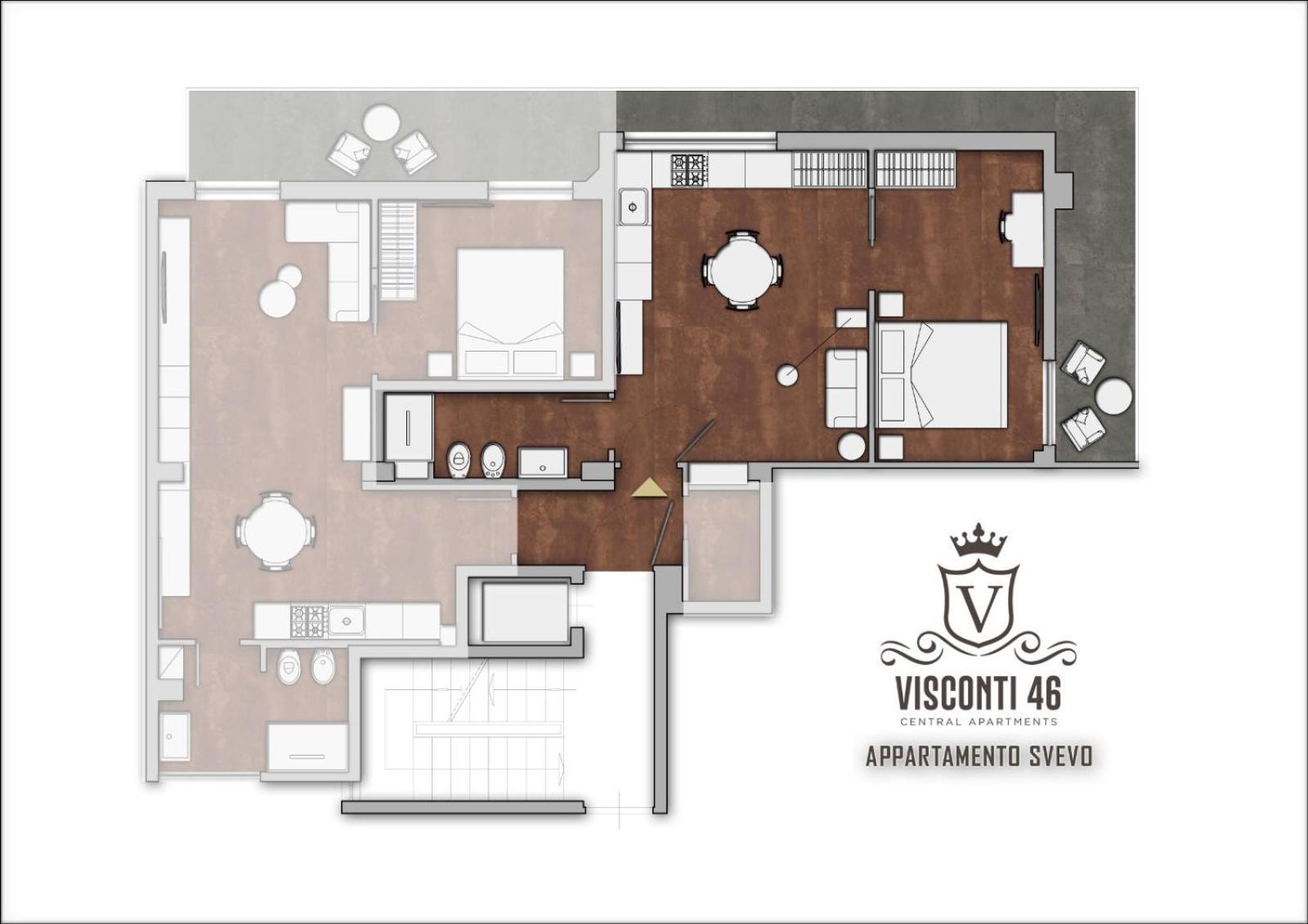 Visconti 46 Central Apartments Bari Eksteriør bilde